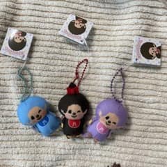 新品　モンチッチきゃらぷてぃマスコット3種セット