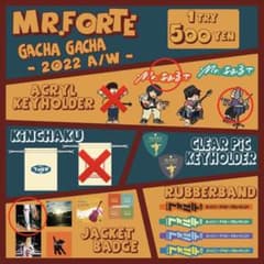 Mr.ふぉるて　キーホルダー&缶バッチ　バラ売り可能⭕️のサムネイル