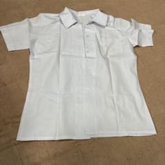 ホワイト スクールシャツ LL