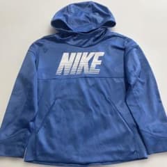 NIKE パーカー ブルー ロゴプリントXSのサムネイル