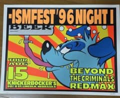 Kozik 1996⭐︎ ISMFest 96 シルクスクリーンポスター - メルカリ