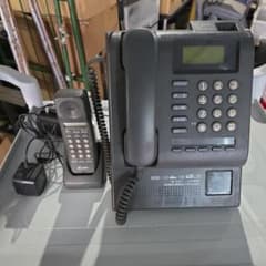 希少レア ジャンク品 コイン式公衆電話 黒 子機付き077 - メルカリ