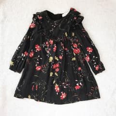 花柄ワンピース チュニック 110cm ボンポワン プチバトー babygapのサムネイル