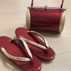 ☆成人式☆  バッグ　草履21cm   セットのサムネイル