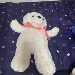 ふわふわ白クマぬいぐるみ 大きめのサムネイル