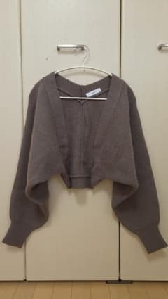 ✰⋆。:目を惹く１着・*☽:゜ ブラウンボリュームスリーブボレロのサムネイル