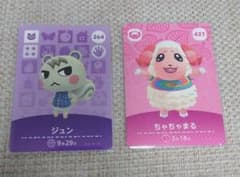 どうぶつの森　amiibo カード　ジュン　ちゃちゃまるのサムネイル