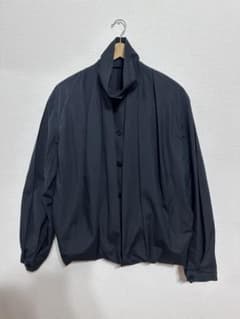 LEMAIRE バルーンシルエット コットン ブルゾン ダークネイビー34 LEMAIRE バルーンシルエット コットン ブルゾン ダークネイビー34
