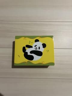 パンダデザインの金属製缶 空き箱 送料込のサムネイル