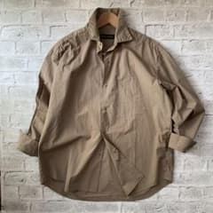 【新品未使用・タグ付き】ALLOWED TO UNFOLD 長袖シャツ ブラウンのサムネイル