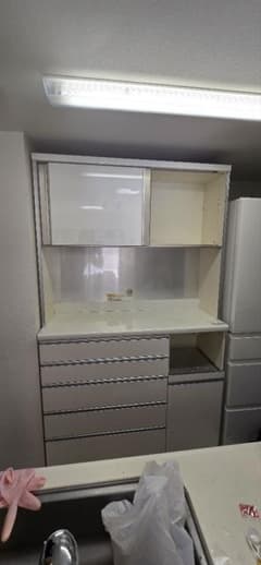 パモウナ カップボード キッチンカウンター 横120、高204、奥行48 パモウナ カップボード キッチンカウンター 横120、高204、奥行48