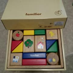 【値下げ5/18】新品 ファミリア つみき ファーストブロックのサムネイル