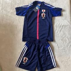 サッカー日本代表 ユニフォーム上下セット キッズ 130〜140 - メルカリ
