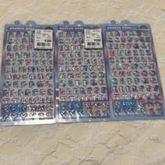 【正規品】ボンボンドロップシール　えいもじ　アルファベット3枚セットのサムネイル