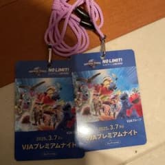 USJ 3/7(金)貸切イベント　クレデンシャルのみ2名分のサムネイル