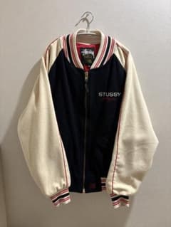 Stussy Burly Gear 90s SURF CLUB ウールスタジャン - メルカリ