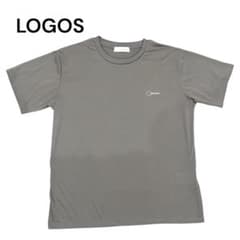 LOGOS ロゴス メンズ Tシャツ グレー M〜L 半袖 アウトドア シンプルのサムネイル