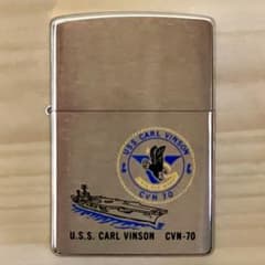 【希少】米海軍空母カール・ビンソン zippo（箱なし）のサムネイル