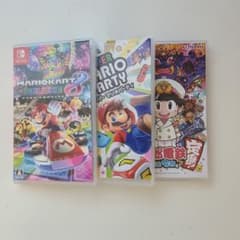 Nintendo Switch　ソフト３本　オマケ付きです。のサムネイル