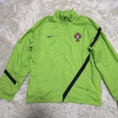 Nike ポルトガル代表 ウィンドブレーカー 蛍光グリーン M - メルカリ