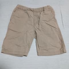 【まだ使える！2】UNIQLOチノショートパンツ140　ベージュのサムネイル