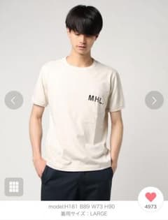 未使用MHL Tシャツ XL マーガレットハウエルのサムネイル