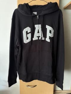 GAP 黒 フルジッパーパーカー Mのサムネイル