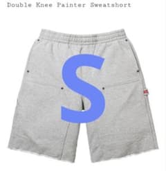 S supreme ダブルニー　スウェット　パンツ　グレー　ペインター　ショーツ S supreme ダブルニー スウェット パンツ グレー ペインター ショーツ