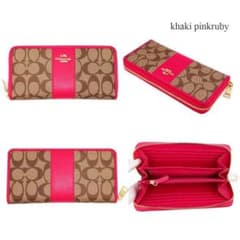 【りゃん様専用】COACH 定番♡ピンクの長財布のサムネイル