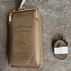 新品未使用　すみっコぐらし 　おしゃれウォレット付きスマホショルダーポーチ