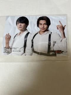 仮面ライダーゼッツ キャラクターブック 特典 生写真 万津莫&小鷹賢政