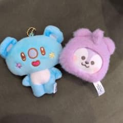 BT21 Mascot and Plush Clip Set (2 pieces)