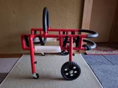 犬用車いす 赤 軽量のサムネイル