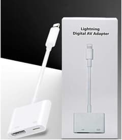 iphone HDMI変換アダプタ★Lightning　youtube等対応のサムネイル
