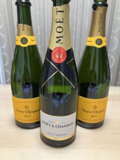 ヴーヴ・クリコ モエ・エ・シャンドン 空瓶 3本セットのサムネイル
