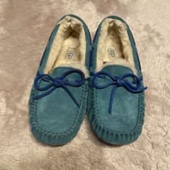 UGG ターコイズ スエード モカシン 24センチのサムネイル