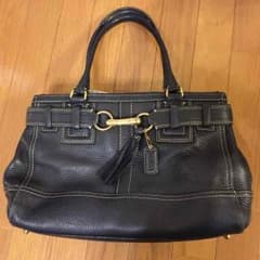 cocco様専用 コーチバック 黒のサムネイル