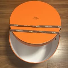 エルメス HERMES 空箱 ギフトボックス 楕円形 帽子用 - メルカリ