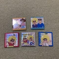 クレヨンしんちゃん　ゆず　ホログラム缶バッジ　新品　コンプリートのサムネイル