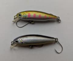 MM Minnow 38F ルアー 2個セット（トラウト ミノー） - メルカリ