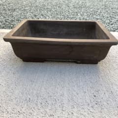 盆栽鉢 10号31cm 寄植え 雑木盆栽 山野草鉢 長方形 中型アンティーク和