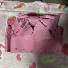 浴衣用 作り帯 ピンク 桜柄のサムネイル