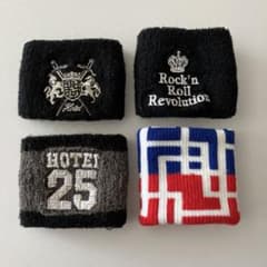 値下げ！ 布袋寅泰 リストバンド ライブ グッズ 25周年 4個