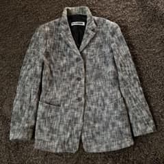 JIL SANDER+ テーラードジャケット ツイード調38コットンドイツ製のサムネイル