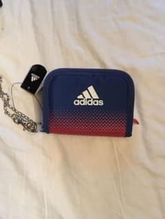 アディダス 財布 adidas 青、赤のサムネイル