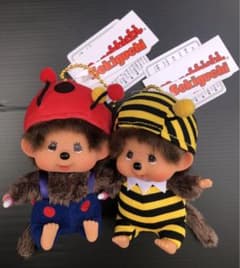 お買得‼️正規品 新品 タグ付 激カワ❣️モンチッチキーチェーン2set