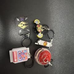仮面ライダー ミニチュアキーホルダー 5点セットのサムネイル