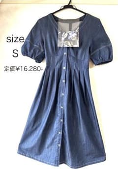 ✴︎JILL by JILLSTUART✴︎タックウエストデニム ワンピースのサムネイル