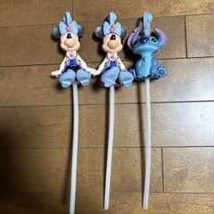ディズニー ストロー付きフィギュア 3点セットのサムネイル
