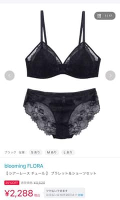 ブラ&ショーツセット　新品未使用のサムネイル
